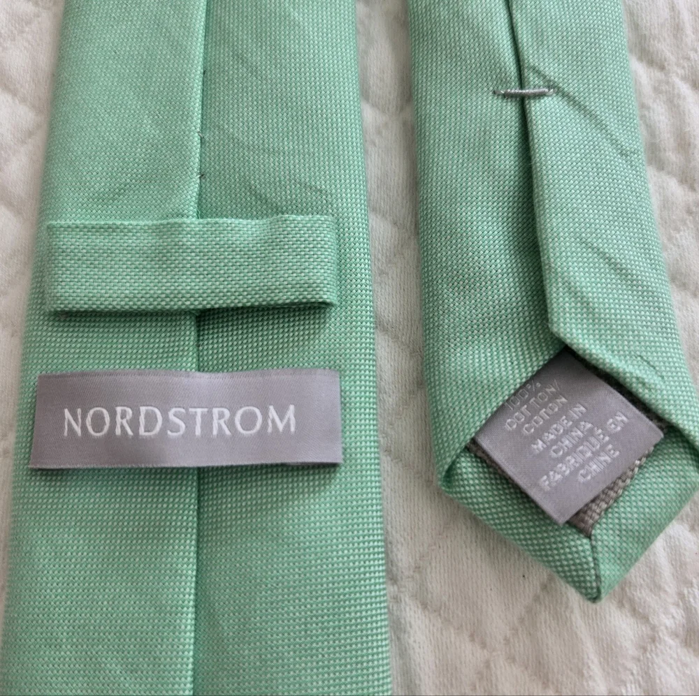 Nordstrom Boys Mint Green tie